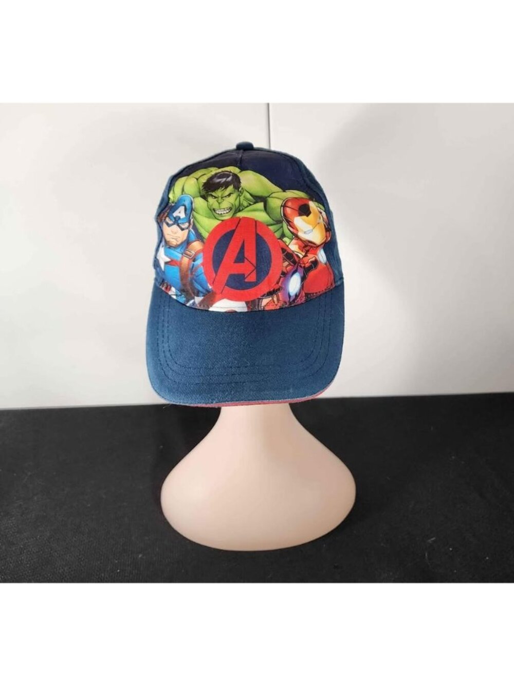 MARVEL Avengers Cap/ Hat youth size / Blue Print Bill Adjustable Size OSFM E1